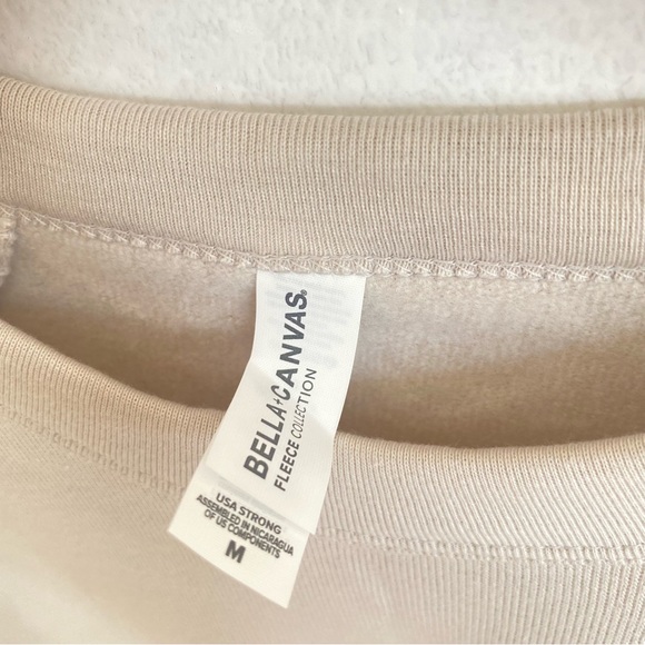 Bella + Canvas Fleece Collection Nebraska Crewneck Sweatshirt - Picture 4 of 5